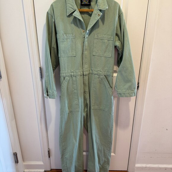 Big Bud Press Jumpsuit Long Sleeve Light Green Sage XL
